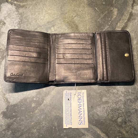 Vintage Carlos Falchi Leather and Leopard Print Wallet - Picture 6 of 10